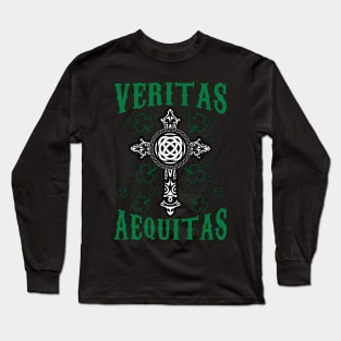 Veritas Aequitas Irish St Patrick's Day Long Sleeve T-Shirt